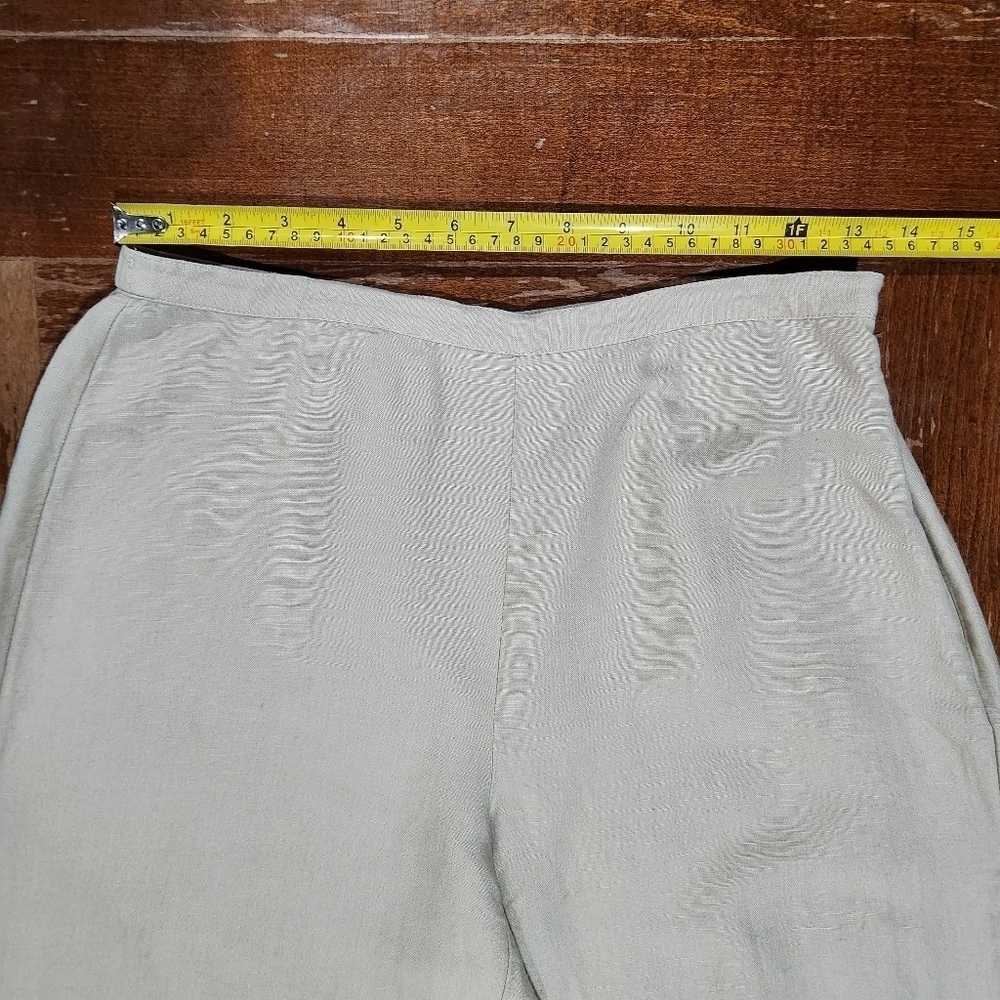 Field Gear Women's 2 pc Linen Blend Short Sleeve Blouse & Pants Size PM - Picture 6 of 12